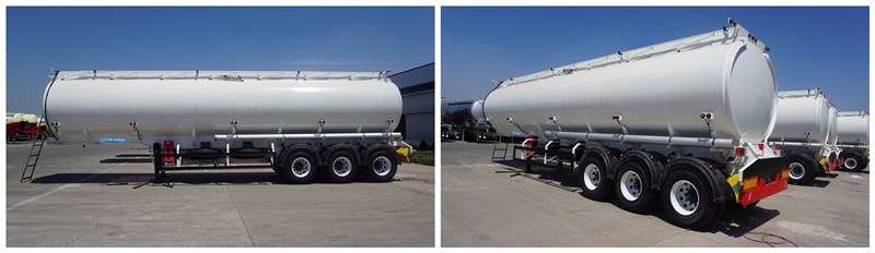 Petrol fuel tanker trailer
