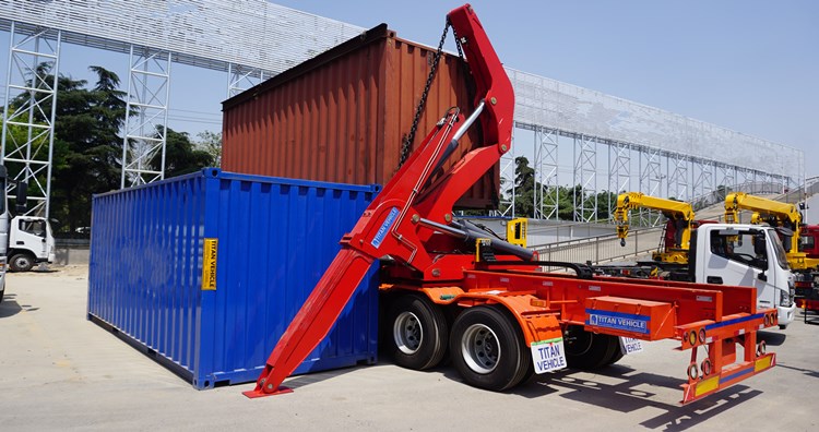 sidelifter container trailer