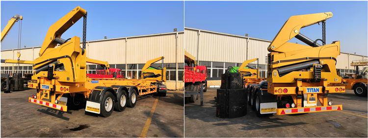Designs and Details of Sideloader Trailer-45 Ton 40ft Sideloader Trailer for Sale in Madagascar