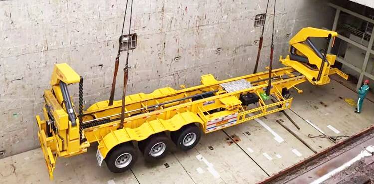 Side Loader Container Trailer for Sale