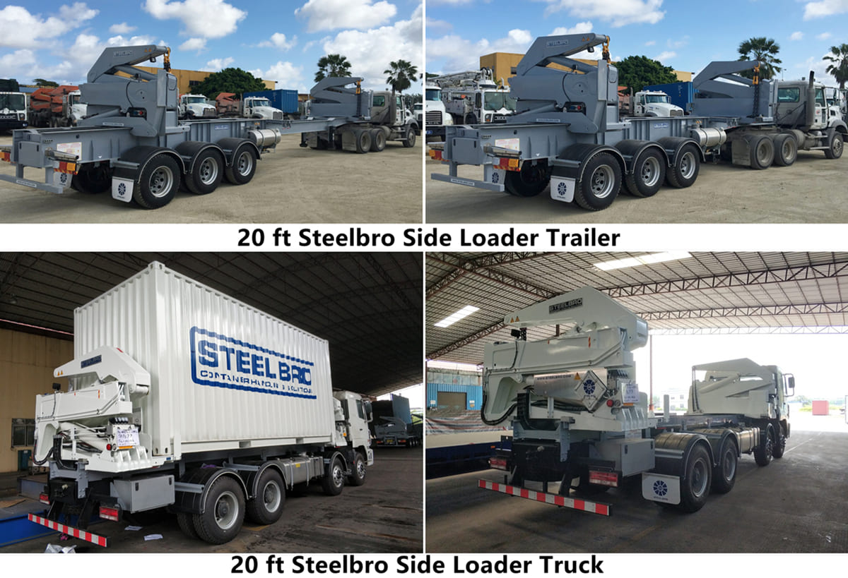 40 ft Side Loader Steelbro Trailer for Sale