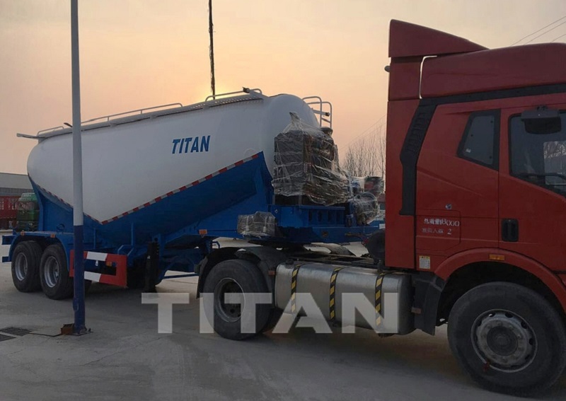 bulk cement tank trailer
