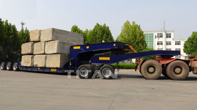 low bed trailer