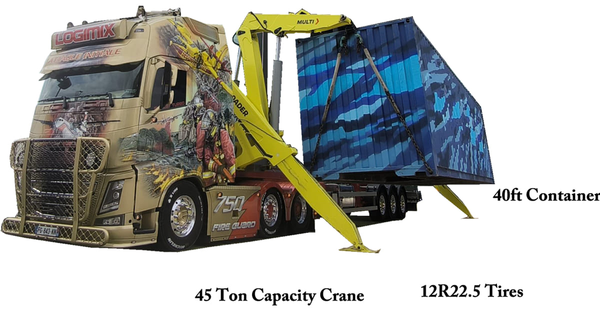 Boxloader Side Loader Trailer | 40Ft Container Handler Box Loader Side Lifter