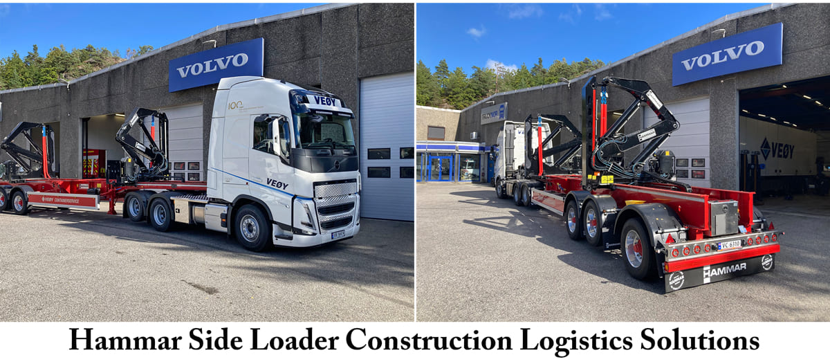Hammar Side Loader for Sale | 195 HS/S Sidelifter Trailer Price - sidelifters.com