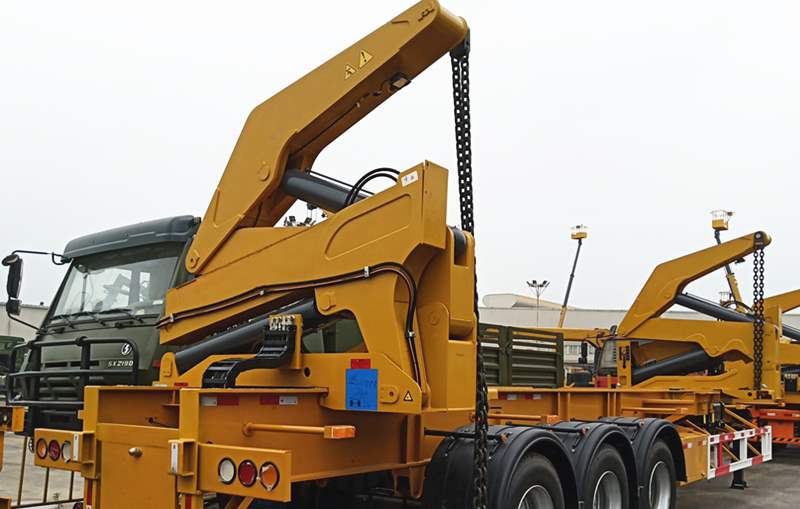 Side Lifter Container Loading Trailer for Sale
