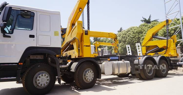 Side Loader Container Trailer
