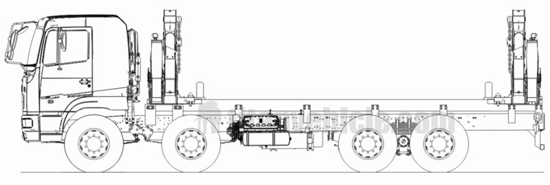 20Ft Side Loader Truck