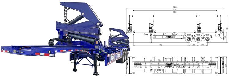 37 Ton Side Lifter Trailer for Sale In Tanzania Dar es Salaam