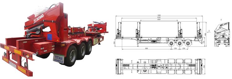 40 foot Container Side Loader Trailer for Sale In Ivory Coast