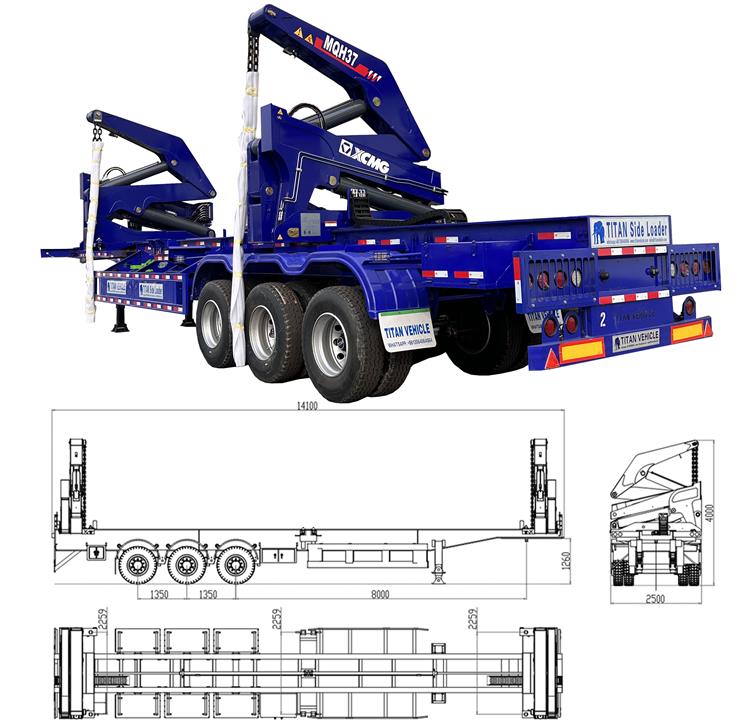 40ft Side Loader Trailer for Sale In Guyana
