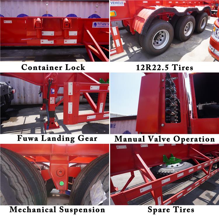 40ft Container Side Lifter Trailer for Sale in Papua New Guinea