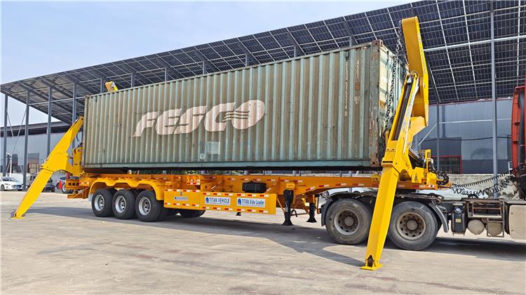 37 Ton CN Hammar Side Loader Trailer Price for Sale In Guyana