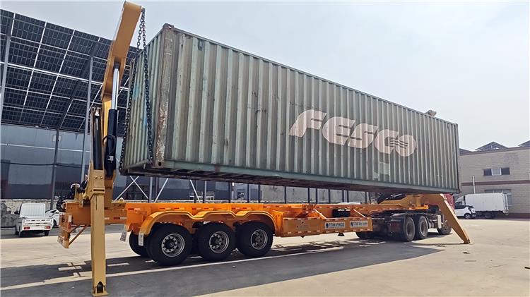 Used CN 40 ft Hammar Container Side Loader Trailer for Sale In East Timor