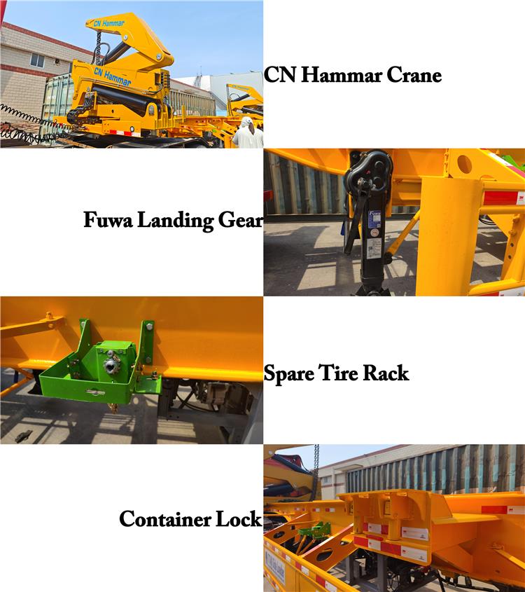 Used CN 40 ft Hammar Container Side Loader Trailer for Sale In East Timor