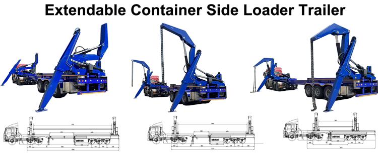 Extendable Sidelifter Trailer for Sale In Guyana